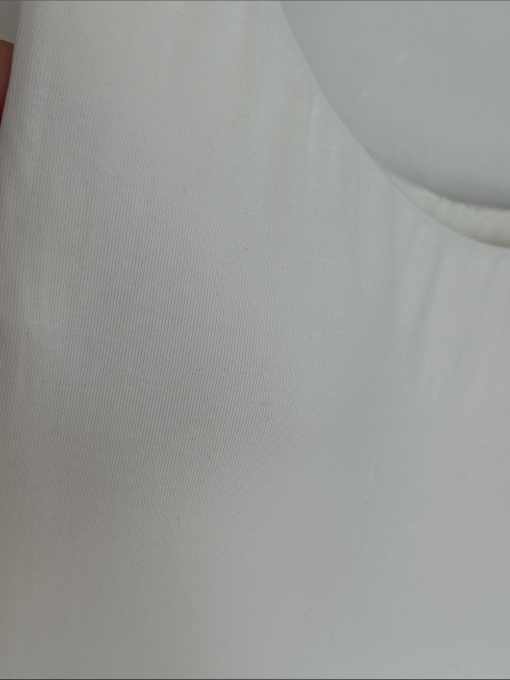 OGL White Sleeveless Midi Dress, bra top dress, ivory tank dress - Picture 14 of 15